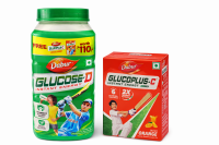 Dabur GLUCOSE -D (1kg)+free Glucoplus c 250gm