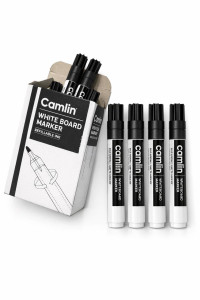 Camlin Bold White bord marker,10 pic Black